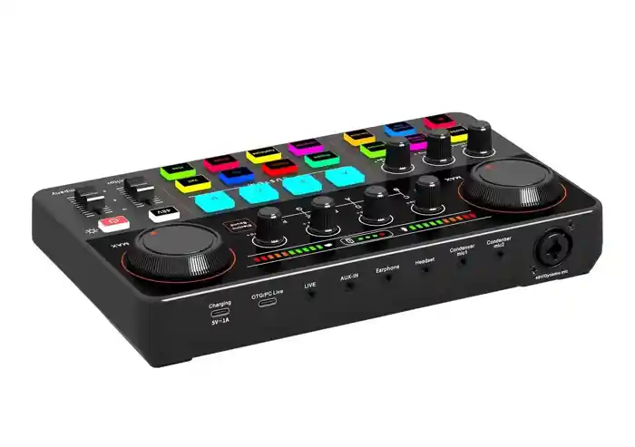 P300 Audio Live Sound Card Streaming Podcast Accessories Mixer Sound Card Audio Voice Podcast